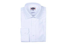 White Classic Fit Regular Cuff Dress Shirt only $69.99 Onehunga (1061) Mens Party Clothing _small