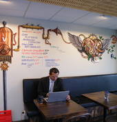Feature Wall for Pulp Kitchen
