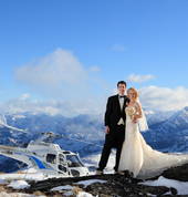 A magical mountain top Heli-Wedding in Queenstown