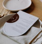 bespoke wedding menu