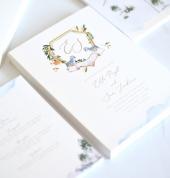 watercolour wedding invitations