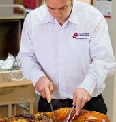 Our team carving spit roasted meats