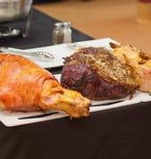 Spit Roast Pork and Beeef