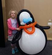 Chubby Penguin balloon