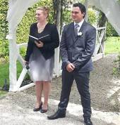 keeping the groom calm whilst awaiting the arrival of his bride