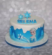 Kids cake 'Frozen' theme.
