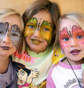 Facepainting fun for children of all ages