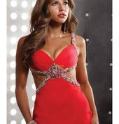 Nice Sleeveless Trumpet/Mermaid Halter Floor-Length Chiffon Ball Dress