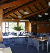 Upstairs restaurant area