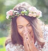 blossom wedding flowers crown