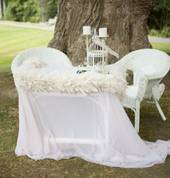 stunning ceremony setting at caccia birch