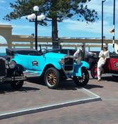 Tour with the top down in sunny Napier with Hooters Car Hire
