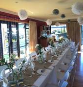 A beautiful dinner party at home - all items from Taupo Hire