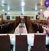 The Lodge Hall decorated for a Wedding Reception.