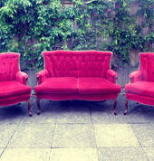 Queen Anne lounge suite