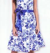 Joe Brown cotton Dress.  Hot Pink & White size 12 available