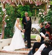 Upper garden pergola