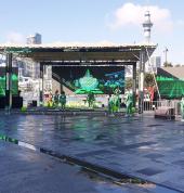 Outdoor Screen at Grab A Seat Promotion