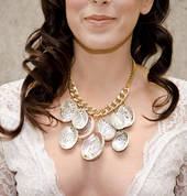 Shh by Sadie Worship Me Shell Princess paua necklace