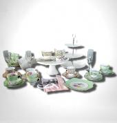 Vintage Fine China Package Hire Taranaki - Peacock Hire