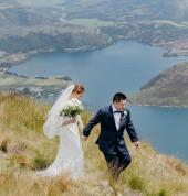 Queenstown wedding photography coromandel peak wedding elopement