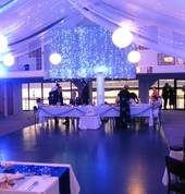 Organza draping for a wedding