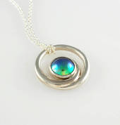 NZ Blue Pearl Pendant design by Jewel Beetle