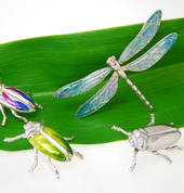 Jewel Beetles 'Beautiful Bugs' Jewellery range