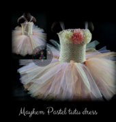 Mayhem Creations Pastel tutu dress