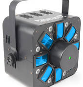 Multi Aciss III  RGBAW Leds with laser/ strobe/derby effect