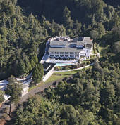 Hotel aerial view