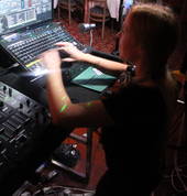 Dj Red dj-ing for Ultimatesounds at a wedding