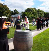 A wedding ceremony we did in Tauranga at Mills Reef Winery & Function Centre