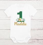 Personalised onesies to celebrate birthday milestones