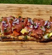 Prosciutto, tomato & brie